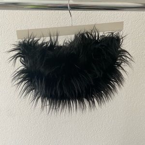 Faux fur tube top 🛑 SOLD 🛑